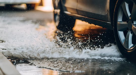 Aquaplaning: Ursachen und Vermeidung auf nassen Straßen