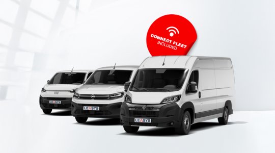 Leasys potencia la gestión inteligente y eficiente de su flota con la integración de Connect Fleet en los vehículos comerciales