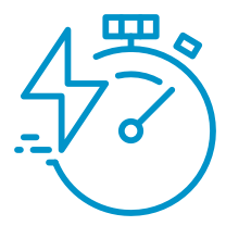 An icon of a clock representing time and deadlines.