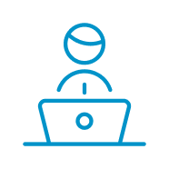 An icon representing services. 