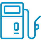 An icon of a petrol pump.