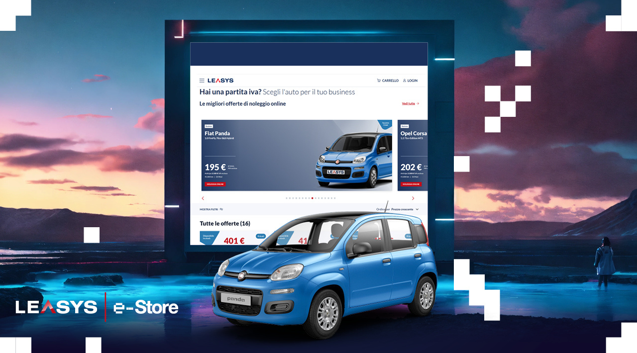 Leasys e-Store: il noleggio online per le partite IVA è ora disponibile