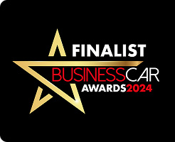 The Business Car Awards Finalist for 2024 logo.