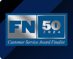 The Fleet News Customer Service Award Finalist 2024 logo.
