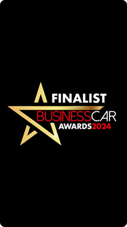 The Business Car Awards Finalist for 2024 logo.