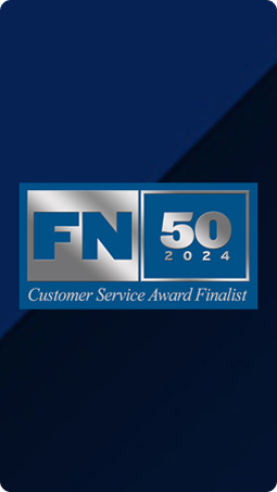 The Fleet News Customer Service Award Finalist 2024 logo.